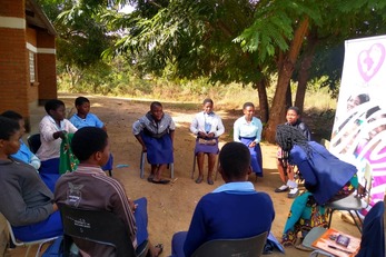 Awareness against harassment of girls, greenhouse gardening and building for student's support and development fund in Jali, Zomba 