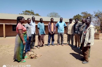 Construction of Nakondwa primary schoolteachers' house